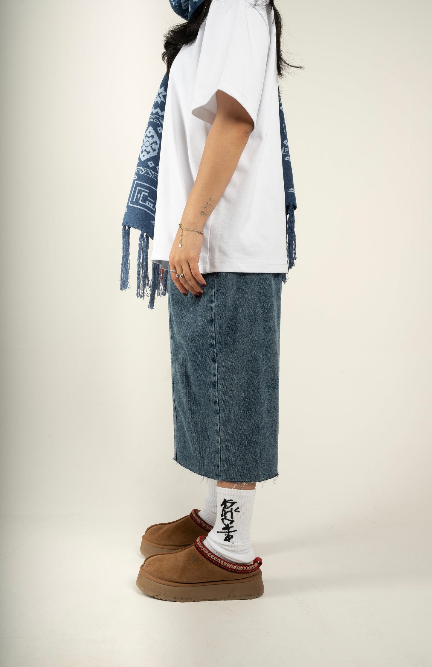 Richa ® Denim Jorts 001- BLUE