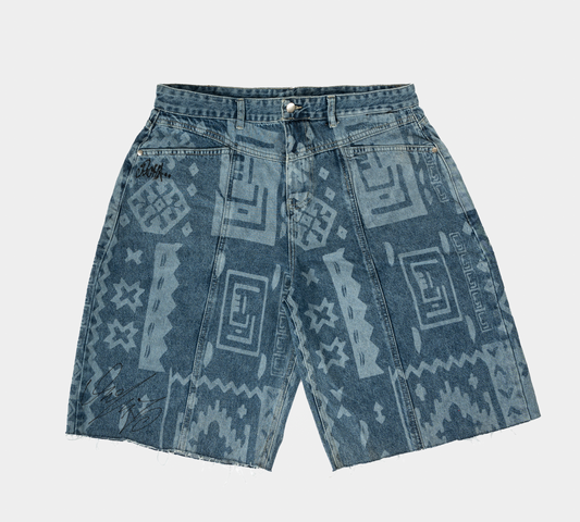 RIQSHA Denim Jorts 001- BLUE