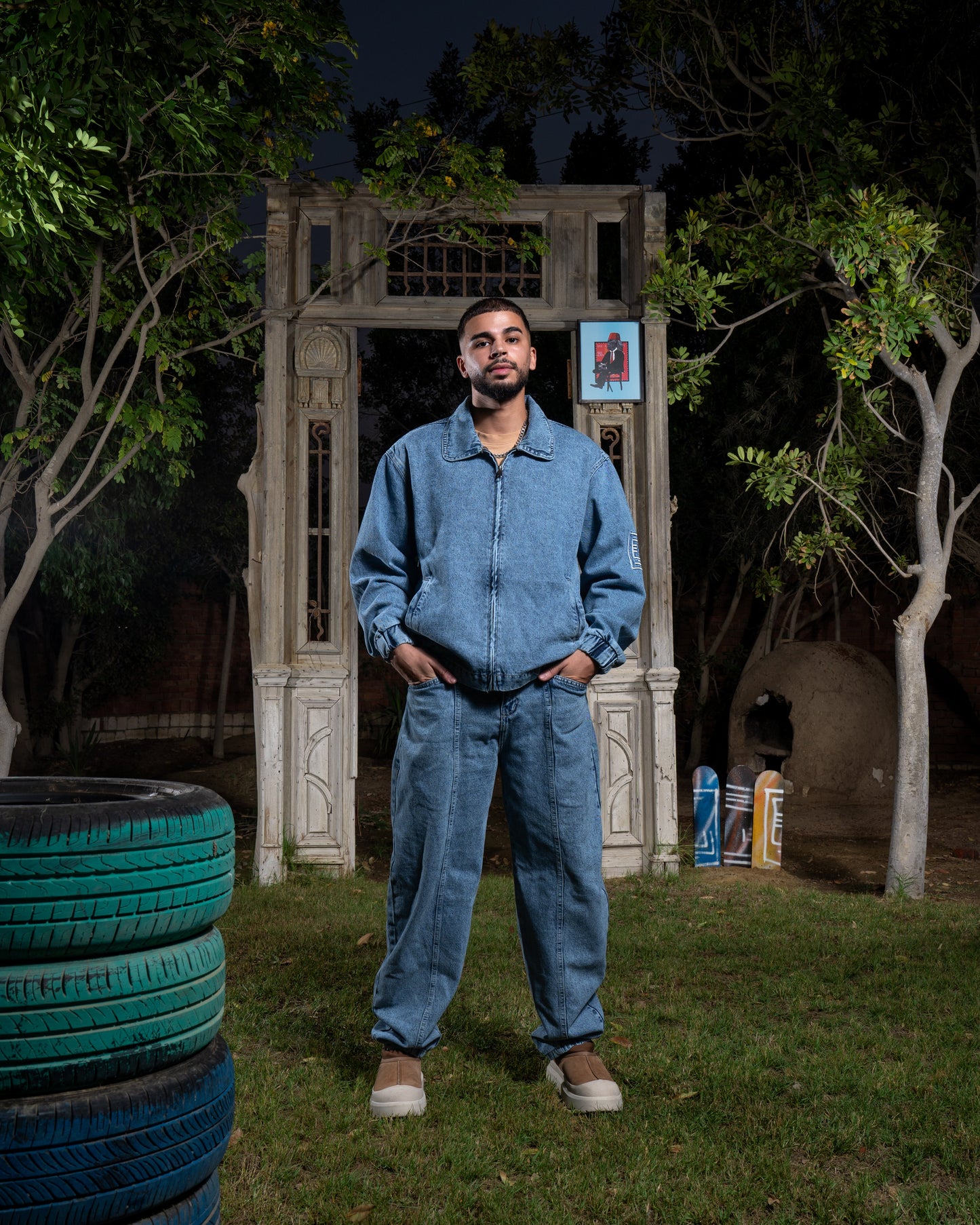 YMS Denim Pants- BLUE