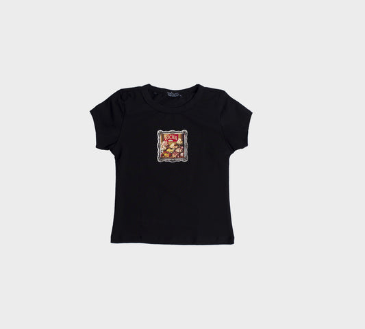 Carnival Baby Tee- Black