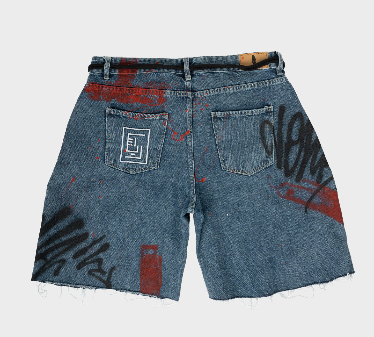 Richa ® Denim Jorts 002 X TOXIK - BLUE/RED
