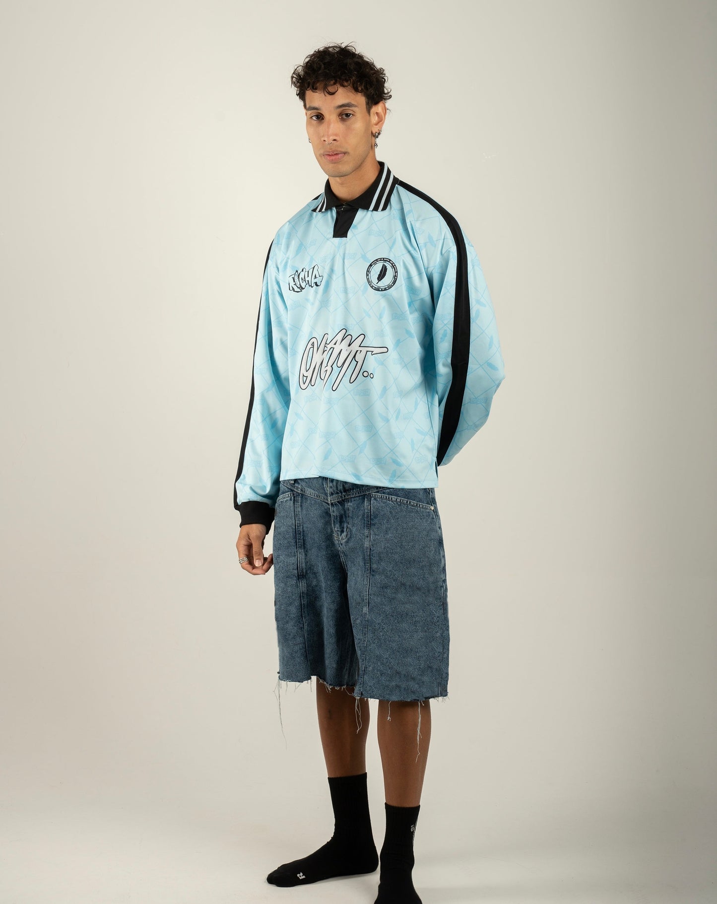 Richa ® Denim Jorts 001- BLUE