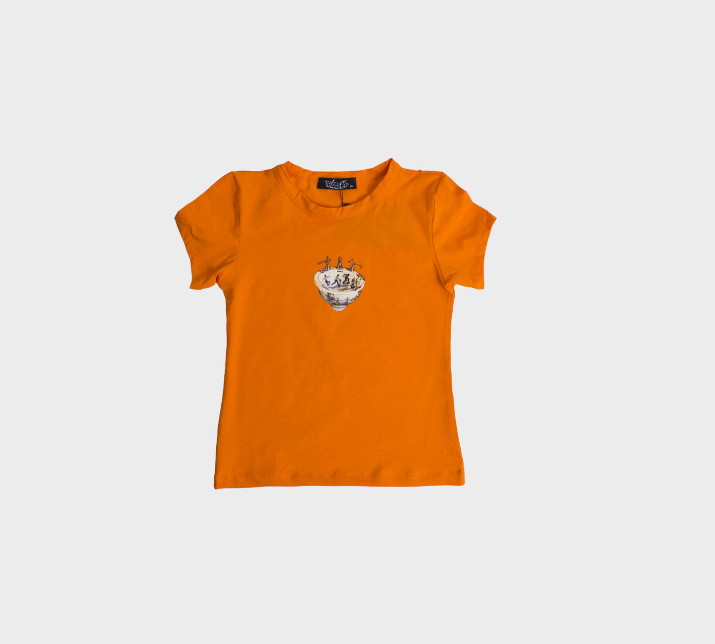 Richa Sink Baby Tee- Orange