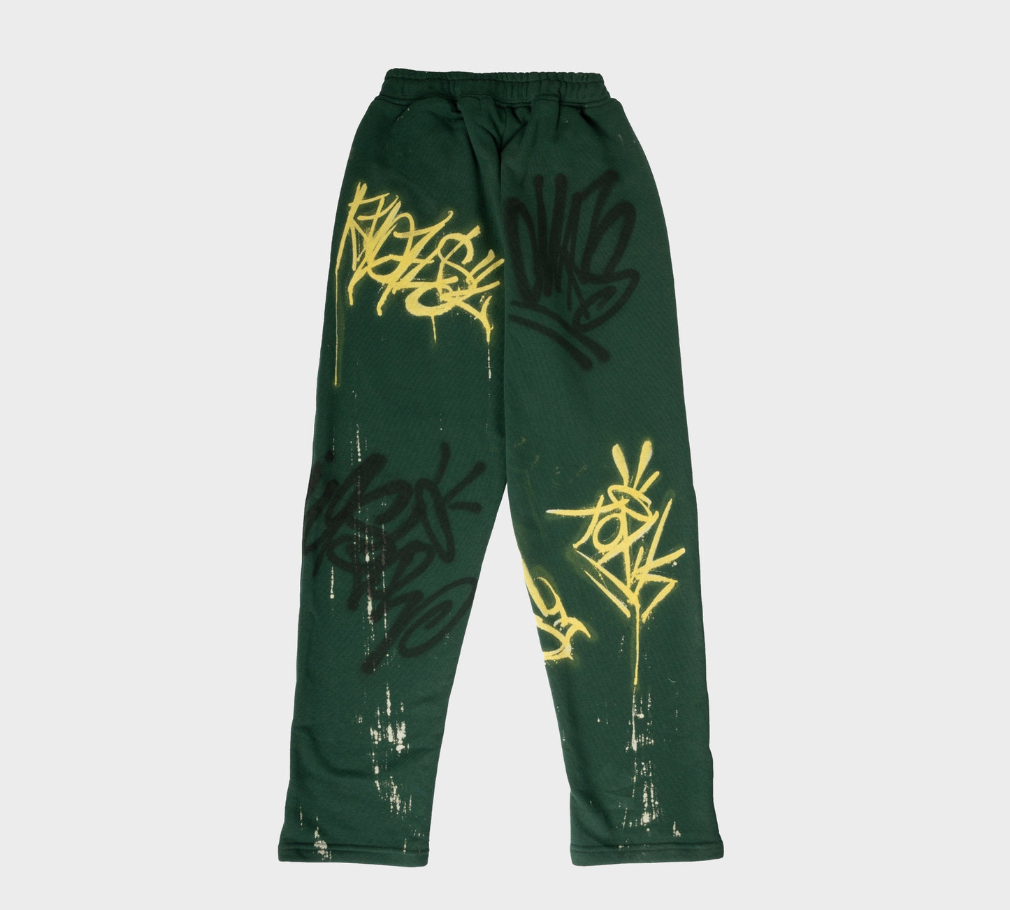 Olive Graffiti sweatpants